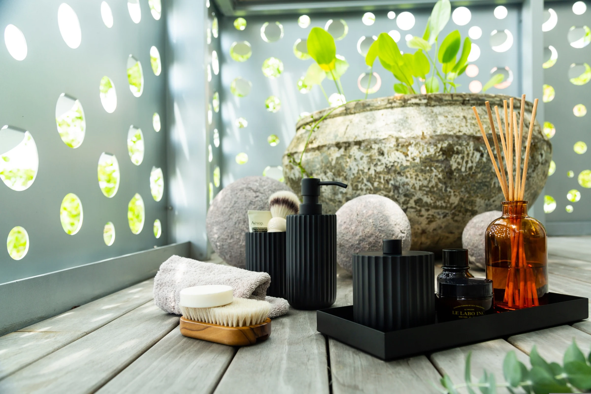Lifestyle portrait in a contemporary interior